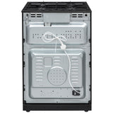 Bush 60cm twin cavity gas cooker in black - British product