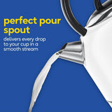 Russell Hobbs Worcester Dome Kettle White 1.5L - British product