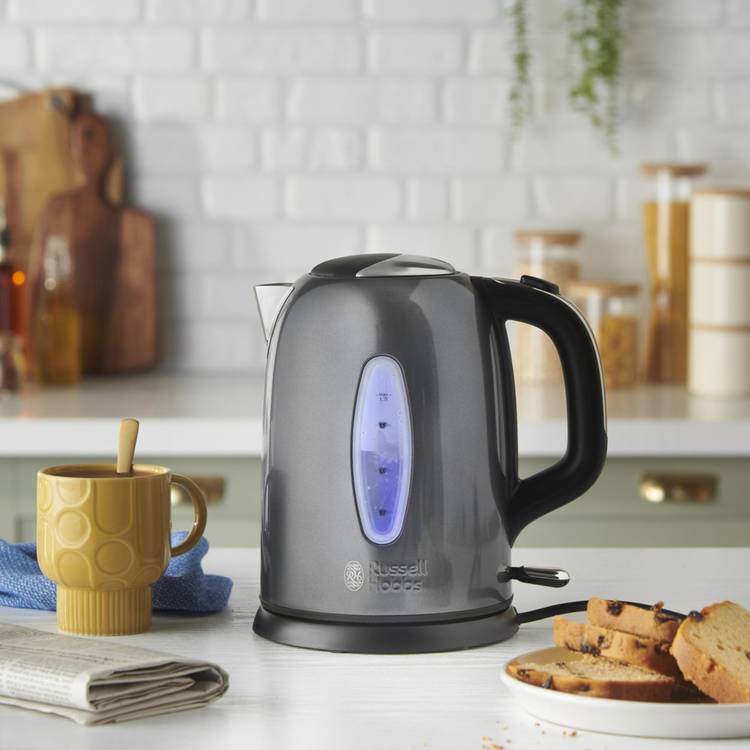 Russell Hobbs Worcester jug kettle grey 1.7 litre - British product