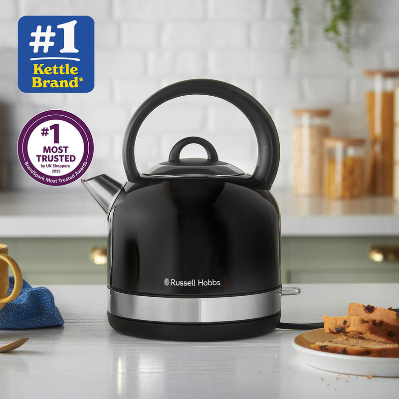 Russell Hobbs 23902 Worcester Dome Kettle - Black