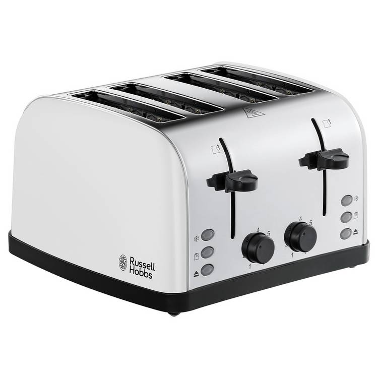 Russell Hobbs 4 slice toaster white (British brand)