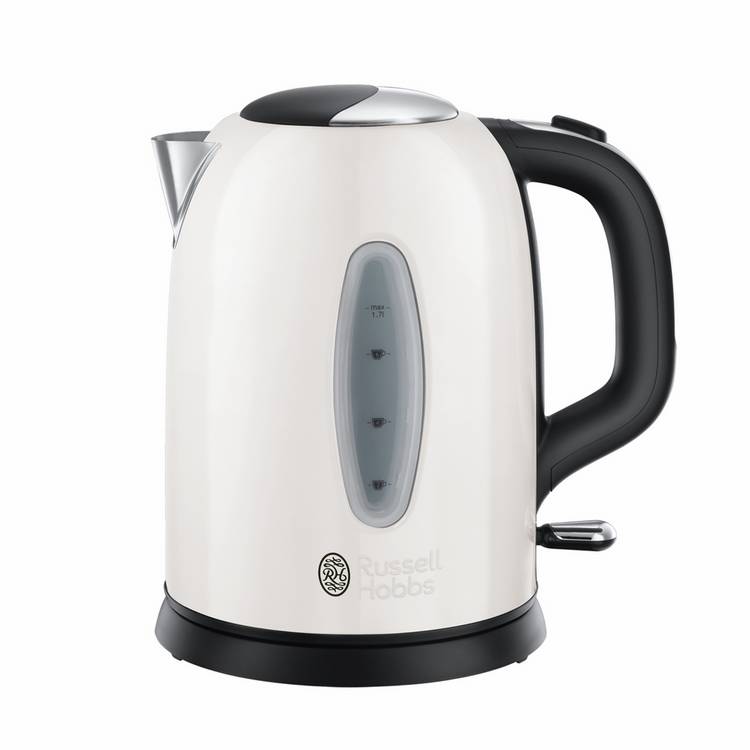 Russell Hobbs Worcester jug kettle white 1.7L (British brand)