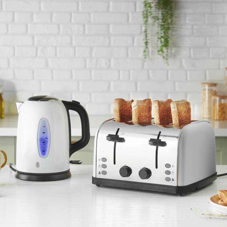 Russell Hobbs Worcester jug kettle white 1.7L (British brand)