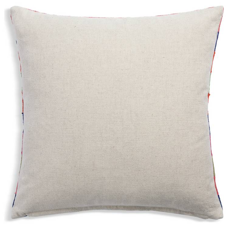 Habitat Ronda embroidered cushion 43x43cm - British product