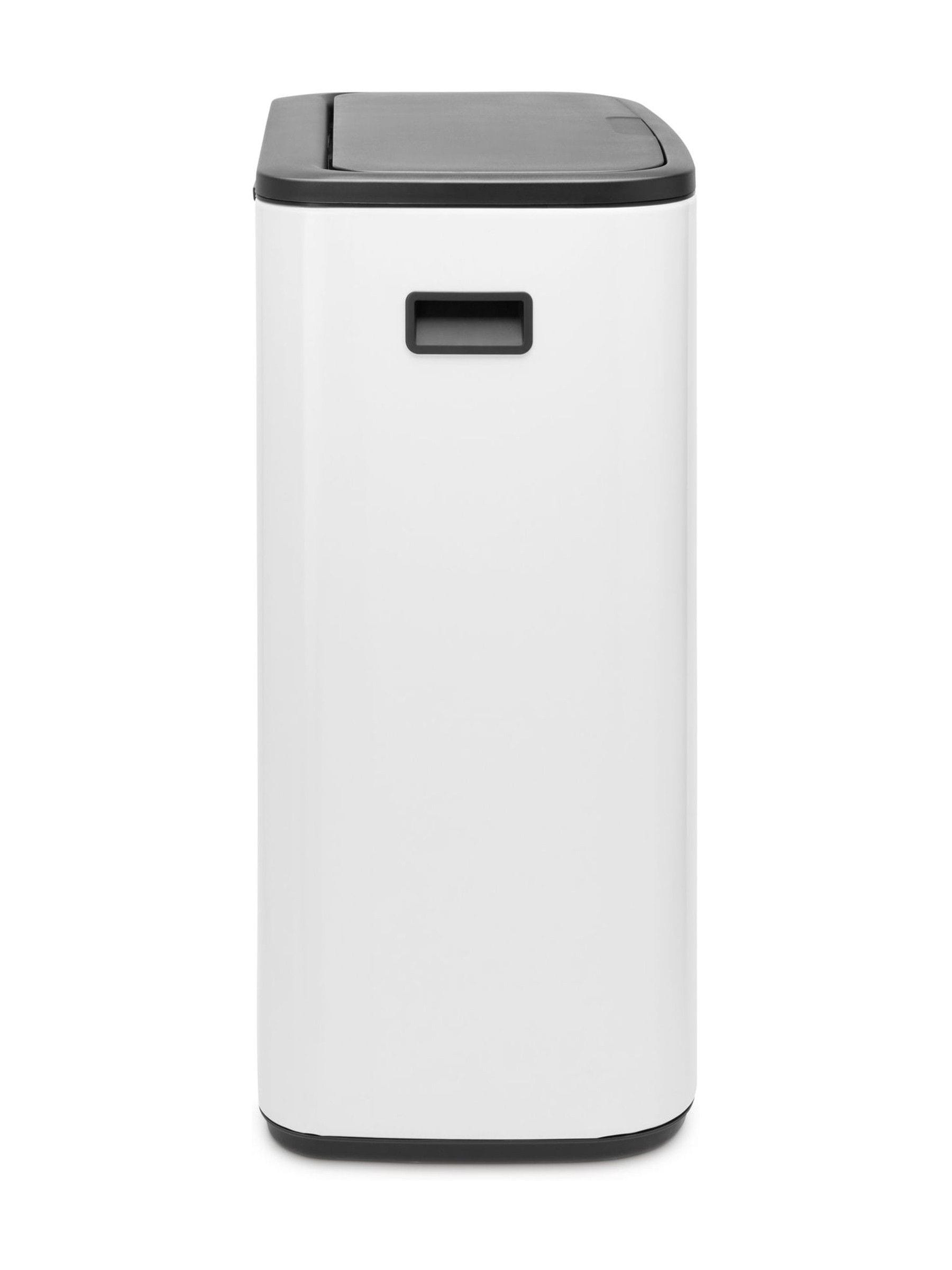 Brabantia White Bo Touch 60L bin - British product