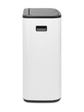 Brabantia White Bo Touch 60L bin - British product
