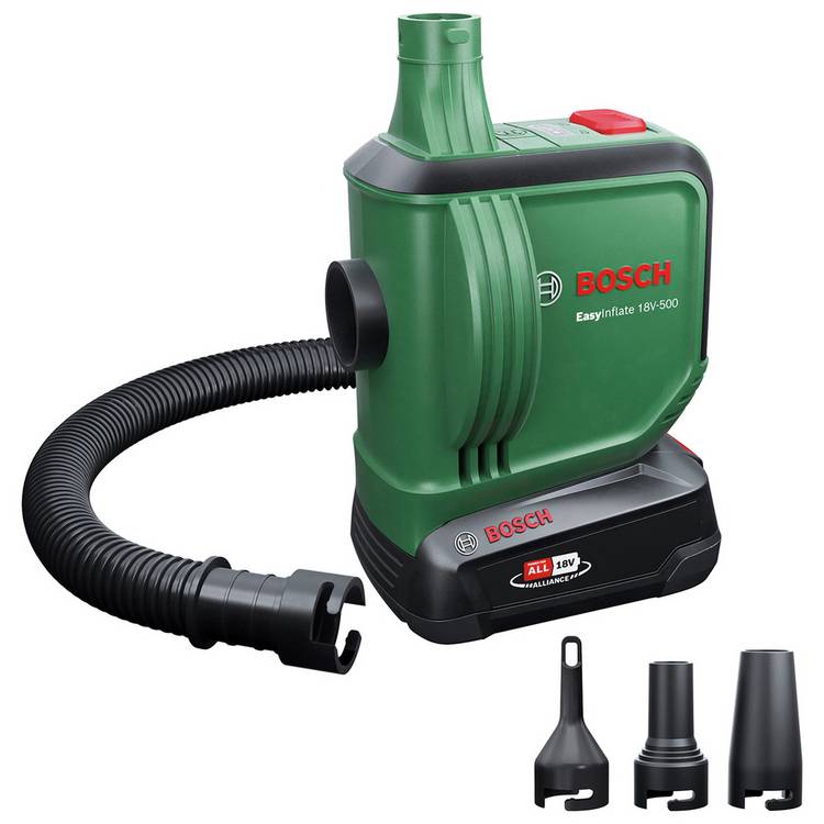 Bosch EasyInflate 18V-500 cordless air pump, imported from the UK