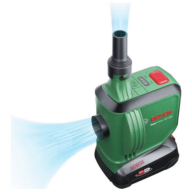 Bosch EasyInflate 18V-500 cordless air pump, imported from the UK