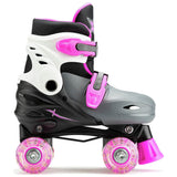 Xootz LED quad skates pink adjustable children's skates (British brand)