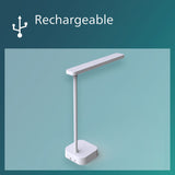 Philips Tilpa portable touch desk lamp White (British brand)