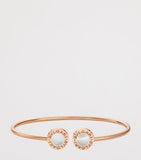 Bvlgari rose gold bangle with mother-of-pearl, imported from the UK