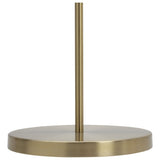 Argos Home brass candelabra floor lamp with natural shade H160cm (British brand)