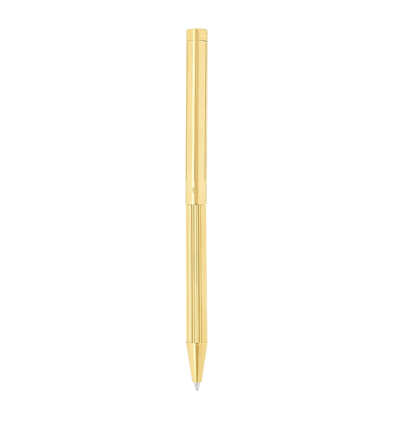 S.T. Dupont Palladium and Yellow Gold-Trim Classique ballpoint pen (British brand)