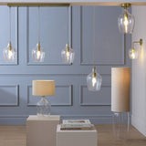 Argos Home Abas bubble glass bar light satin nickel (British brand)