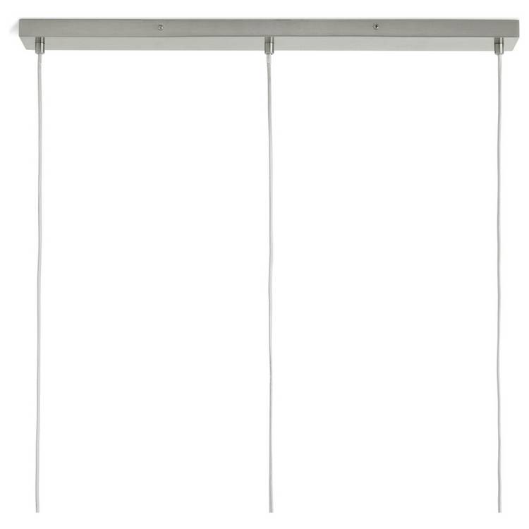 Argos Home Abas bubble glass bar light satin nickel (British brand)