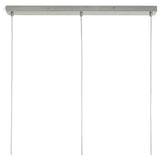 Argos Home Abas bubble glass bar light satin nickel (British brand)