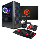 CyberPowerPC gaming PC Ryzen 5 RTX 4060 (British brand)