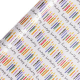 Argos Home birthday candle wrapping paper 10m roll, UK version