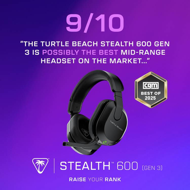 Turtle Beach Stealth 600 Gen 3 wireless gaming headset over-ear, UK version
