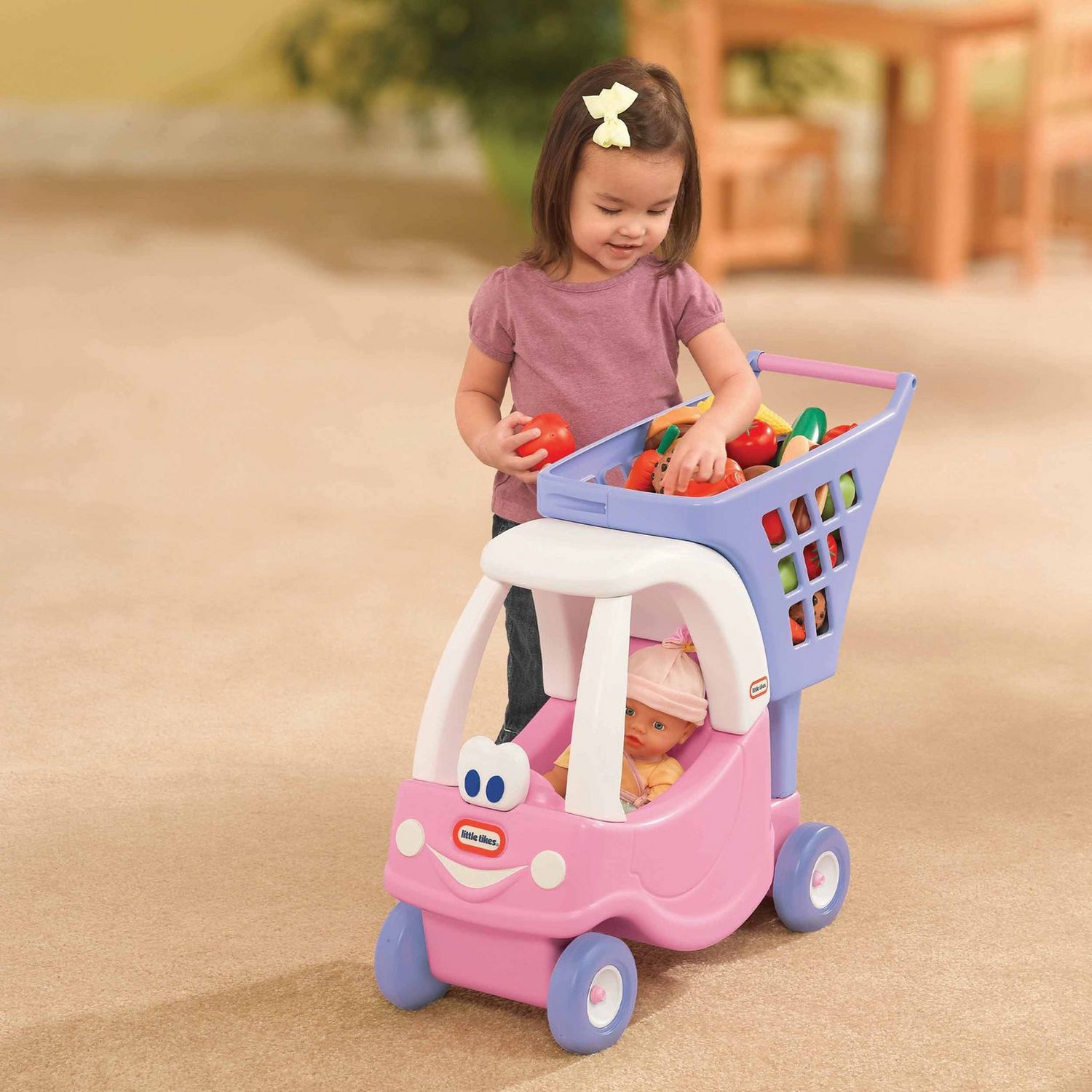 Little Tikes Princess Cozy Coupe shopping cart (British brand)