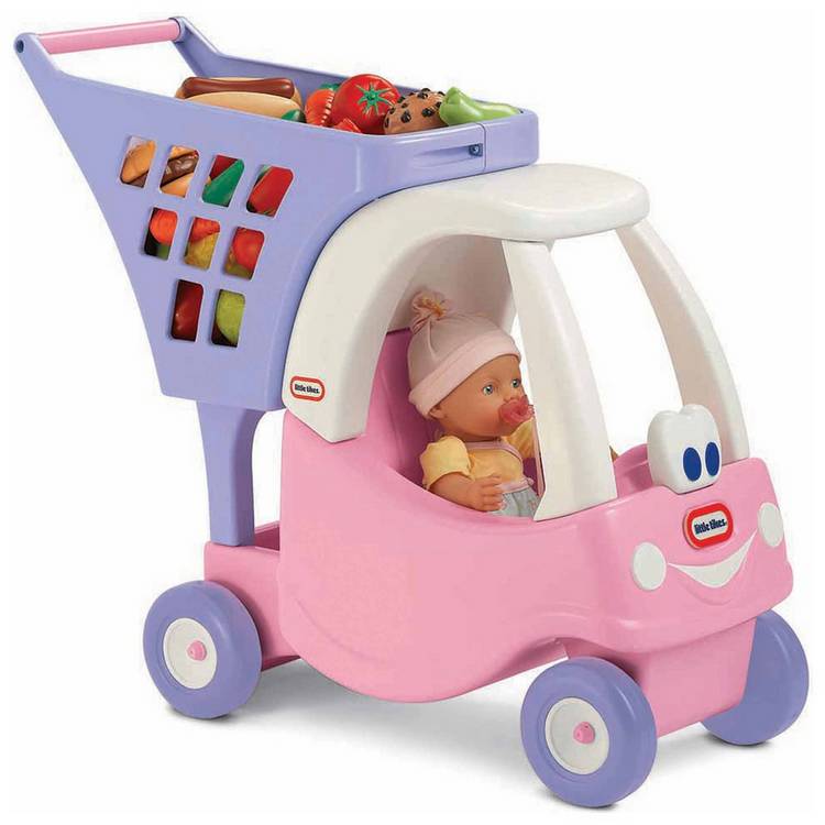 Little Tikes Princess Cozy Coupe shopping cart (British brand)
