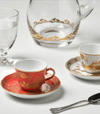 GINORI 1735 Oriente Italiano Rubrum coffee cup, UK version