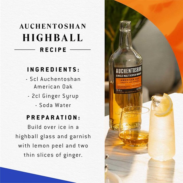 Auchentoshan American Oak Single Malt Whisky   70cl GOODS M&S   