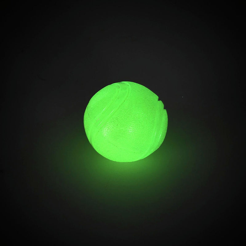 Petface glow in the dark frisbee and ball dog toy bundle, UK version
