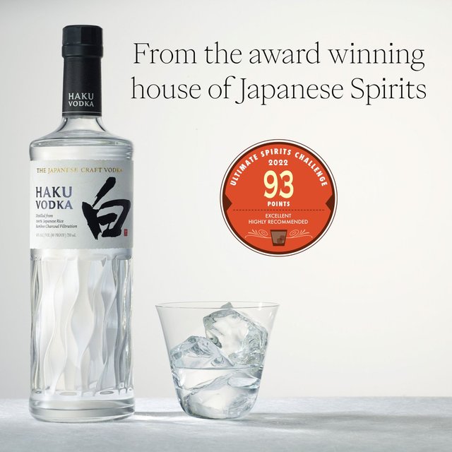 Haku Suntory Japanese Craft Vodka   70cl GOODS M&S   