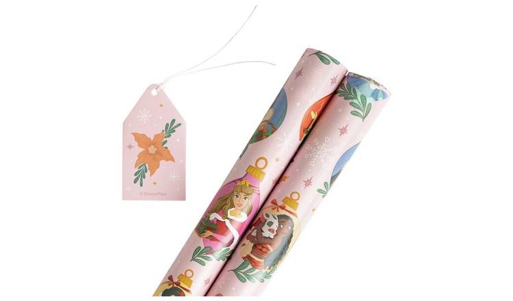 Disney Princess 2 Piece Wrapping Paper Set GOODS Argos