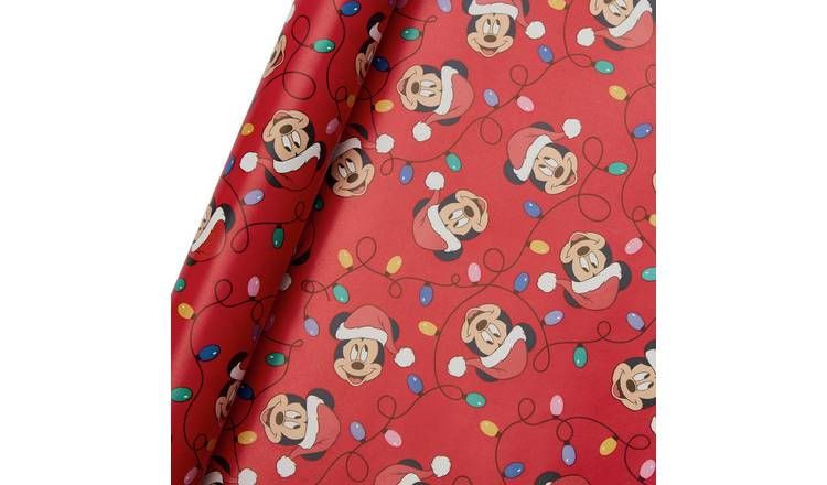 Disney Mickey Mouse 2 Piece Wrapping Paper Set