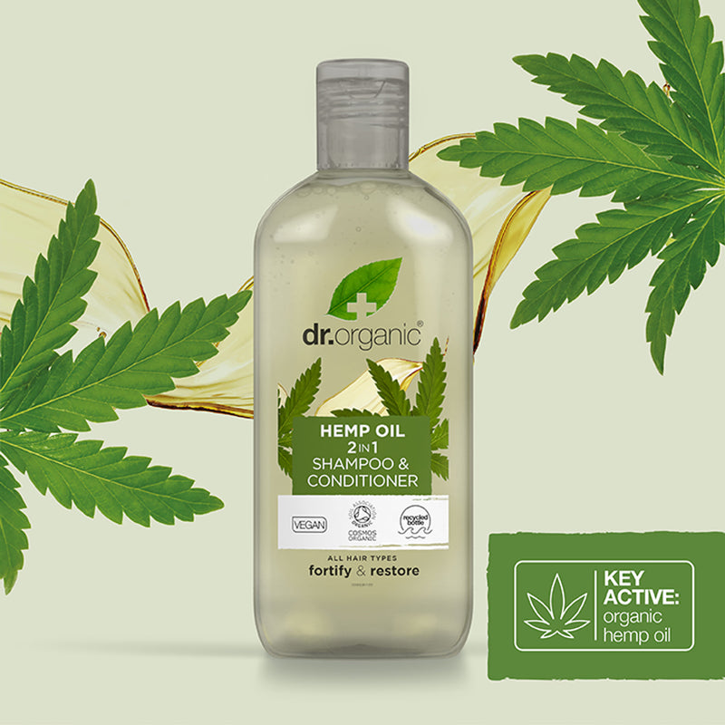 Dr Organic hemp shampoo conditioner 265ml - British product
