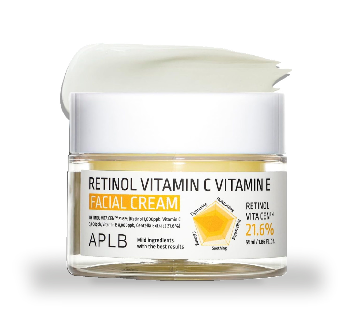 APLB retinol vitamin C E facial cream 55ml, imported from the UK