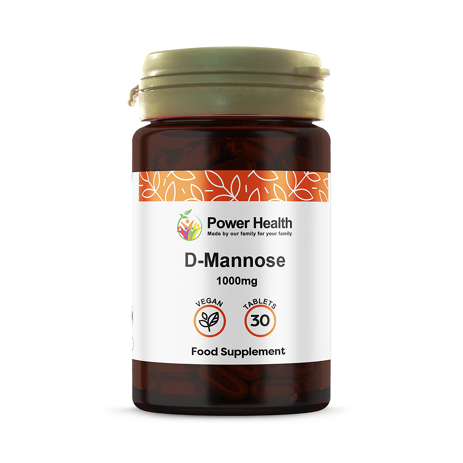 Power Health D-Mannose tablets 30 count, imported from the UK