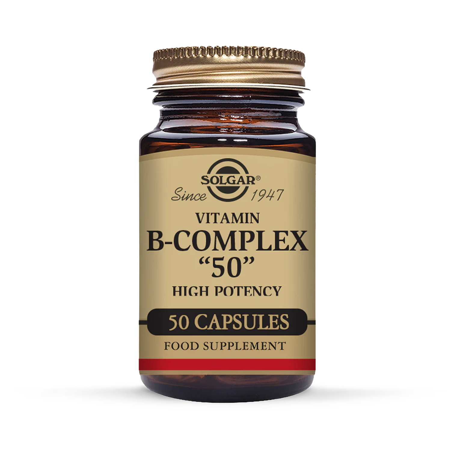 Solgar B-Complex 50 high potency capsules, UK version