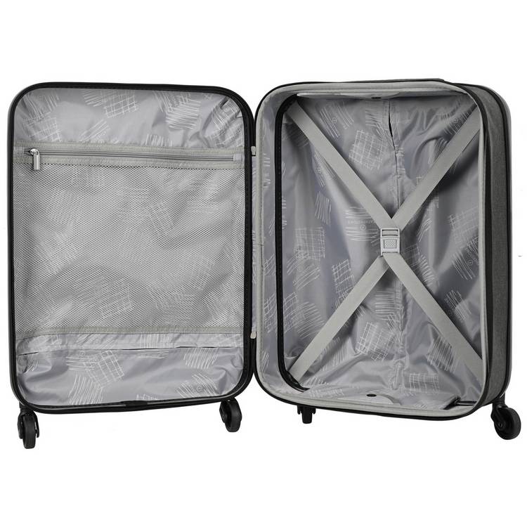 Featherstone foldable suitcase black cabin size, imported from the UK