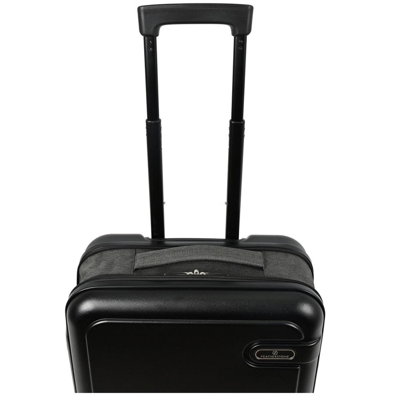 Featherstone foldable suitcase black cabin size, imported from the UK