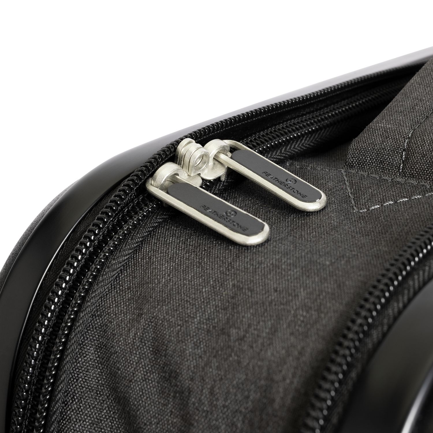Featherstone foldable suitcase black cabin size, imported from the UK