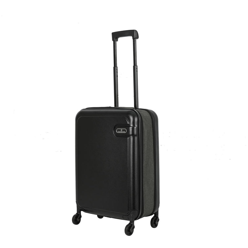 Featherstone foldable suitcase black cabin size, imported from the UK