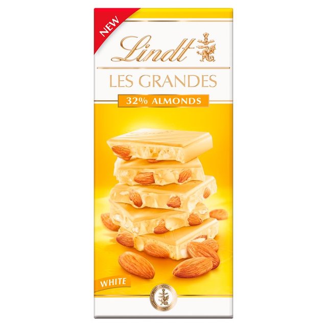 Lindt Les Grandes Almond & White Chocolate Bar   150g GOODS M&S   