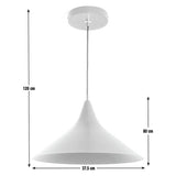Habitat Spun Cone pendant light black - British product