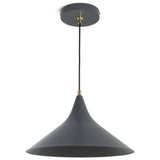 Habitat Spun Cone pendant light black - British product