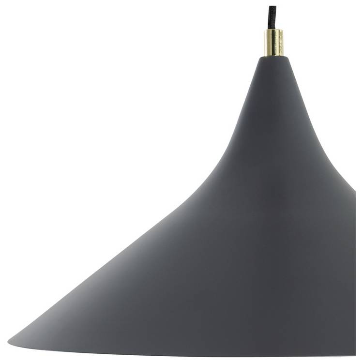 Habitat Spun Cone pendant light black - British product
