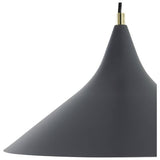 Habitat Spun Cone pendant light black - British product