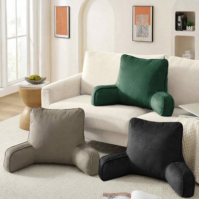 Costco UK Sutton Place Echo Faux Suede Backrest Pillow - 57x43cm, 3 Colours- Buy online at McGrocer