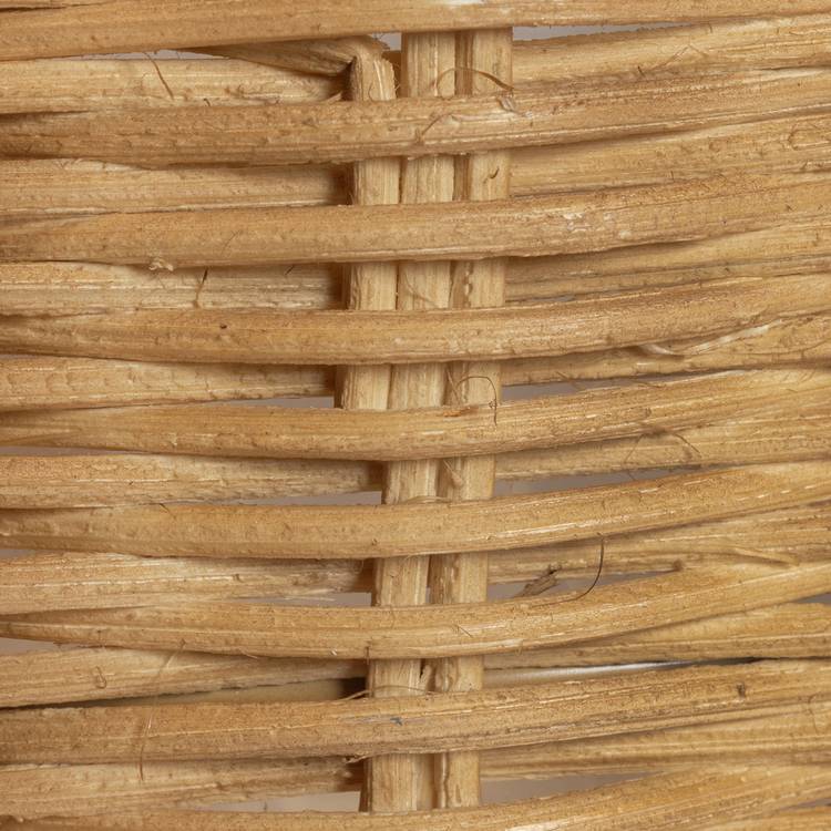 Habitat rattan hanging basket natural finish compact size - British product