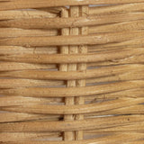 Habitat rattan hanging basket natural finish compact size - British product