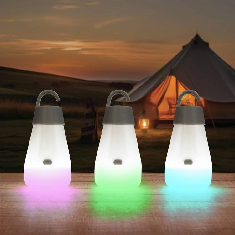 Streetwize camping orb lights set three colour changing (British brand)