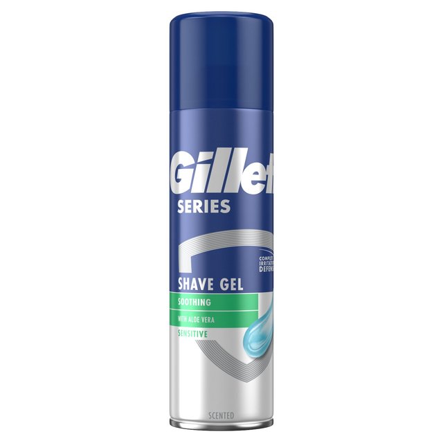 Gillette Series Shaving Gel with Aloe Sensitive Skin   200ml GOODS M&S   