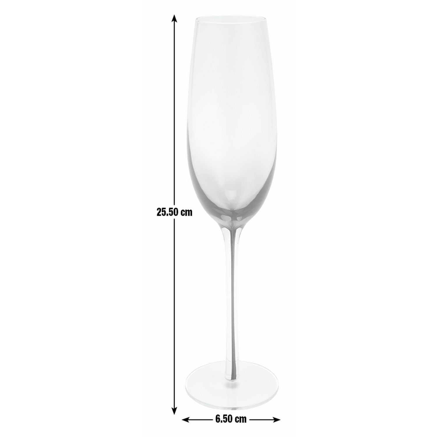 Habitat blue gradient champagne flutes set of 4, imported from the UK